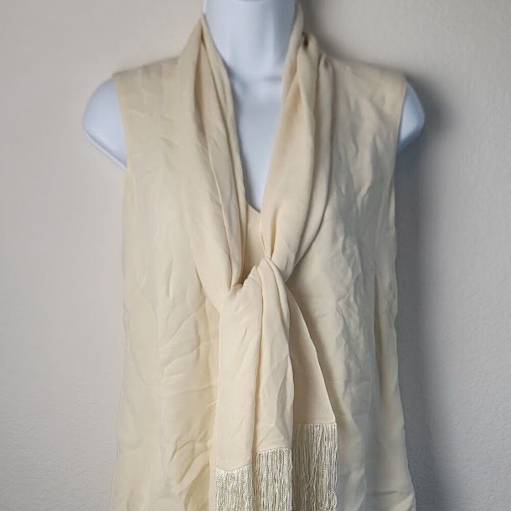 CAROLINA HERRERA Silk Scarf Top